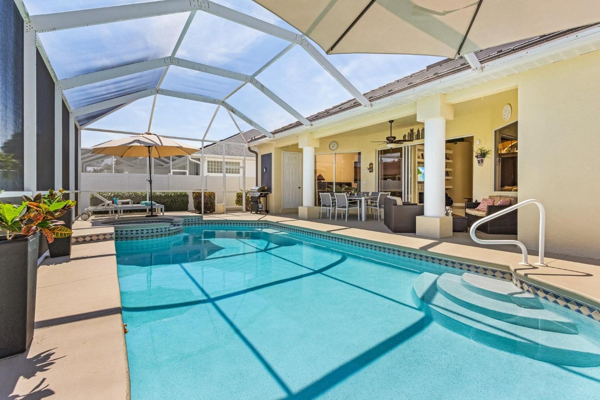 Villa-Haze, Lots Of Privacy, Solar & Electric Heated Pool And Spa Cabo Coral Exterior foto