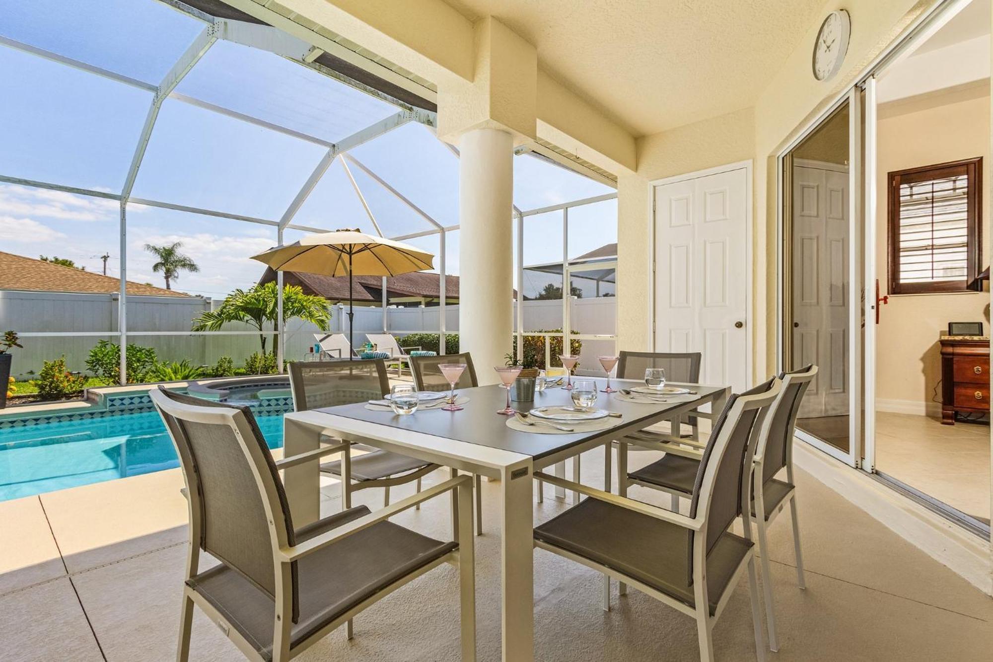 Villa-Haze, Lots Of Privacy, Solar & Electric Heated Pool And Spa Cabo Coral Exterior foto